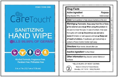 Caretouch Sanitizing Hand Wipes (Caretouch Sanitizing Hand Wipes)